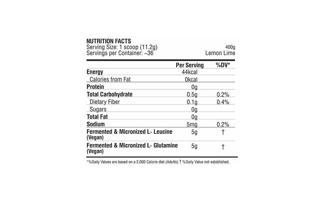 Procel Gluta-Leucine Lemon-Lime Flavor   Plastic Jar  400 grams